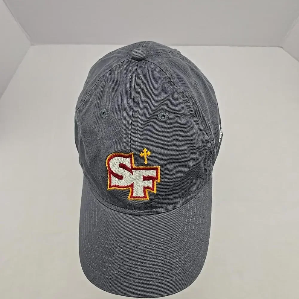 Adidas Baseball Hat Cap Strap Back Gray 100% Cotton